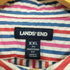 ランズエンド LANDS END シアーサッカー ストライプ S/S シャツ メンズ import:XXL