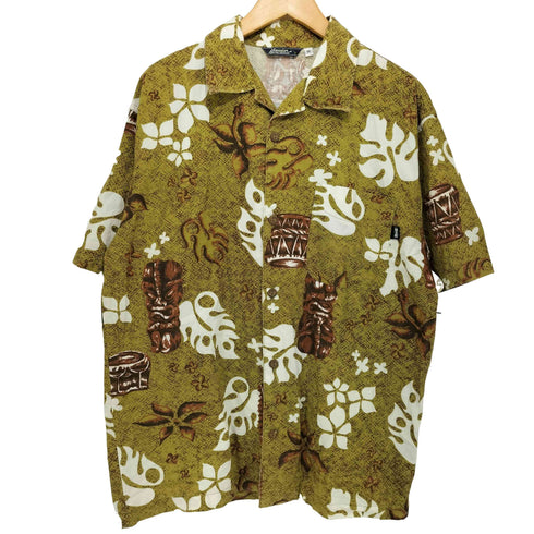 HAWAIIAN ISLAND S/S アロハシャツ メンズ import:M