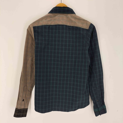 サブサエティ Subciety CRAZY CHECK SHIRT メンズ JPN:S