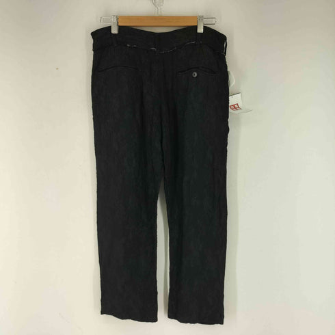 アンドゥムルメステール Ann DEMEULEMEESTER レーヨン混 総柄 ドッキングクロップドパンツ レディース JPN:S