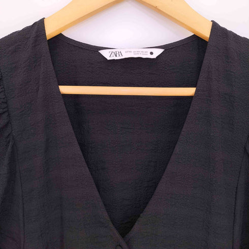 ザラ ZARA パフスリーブ ワンピース レディース import:XS
