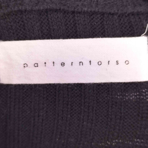 パターントルソー PATTERNTORSO オーバーサイズタートルネックニット レディース FREE