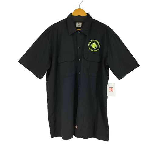 ディッキーズ Dickies 胸元刺繍 S/S ワークシャツ メンズ import:XL