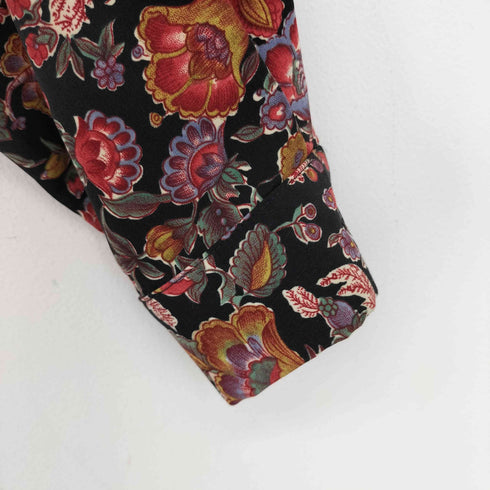 NANCY CRYSTAL 花柄シャツワンピース レディース