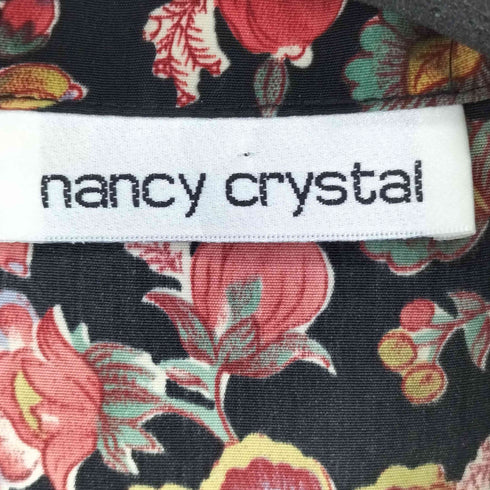 NANCY CRYSTAL 花柄シャツワンピース レディース