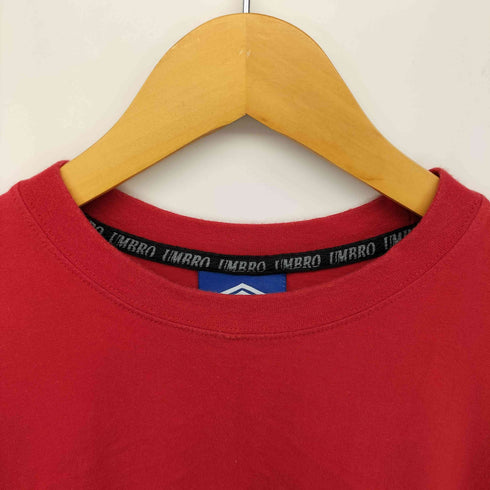 アンブロ UMBRO 90s ロゴ刺繍 クルーネックTシャツ メンズ import:L
