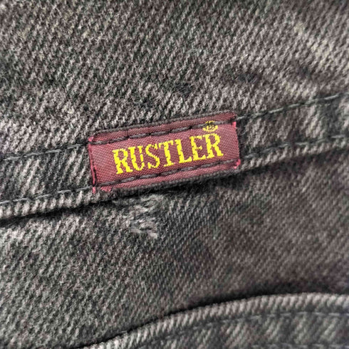 ラスラー RUSTLER ブラックデニムパンツ メンズ 29/30