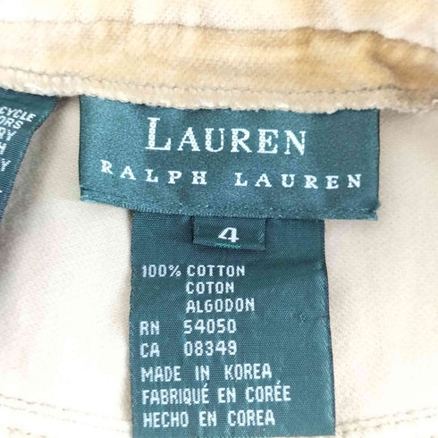 ローレンラルフローレン LAUREN RALPH LAUREN ベロア ストレートパンツ レディース 4