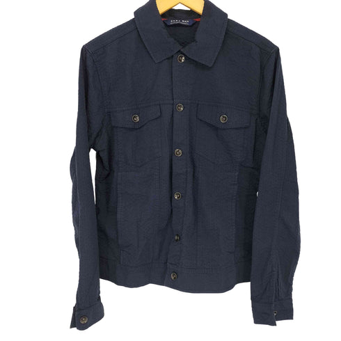 ザラマン ZARA MAN ストライプ シアサッカー ジャケット メンズ import:S