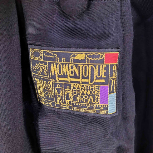 マリテフランソワジルボー MARITHE FRANCOIS GIRBAUD 80S MOMENTODUE イタリア製 インナージャケット付きウールコート メンズ