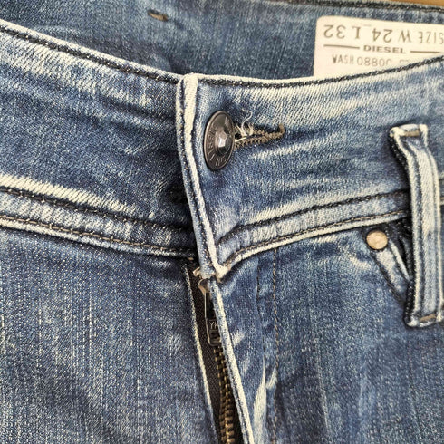 ディーゼル DIESEL MATIC SLIM TAPERED デニムパンツ レディース 24×32