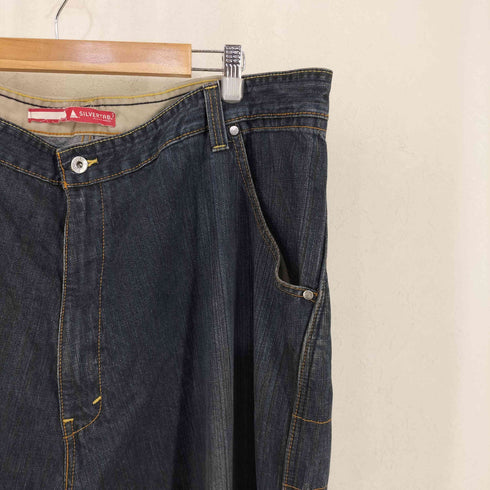 リーバイス Levis SILVER TAB ボタン裏493刻印 バギーパンツ メンズ W42 L30