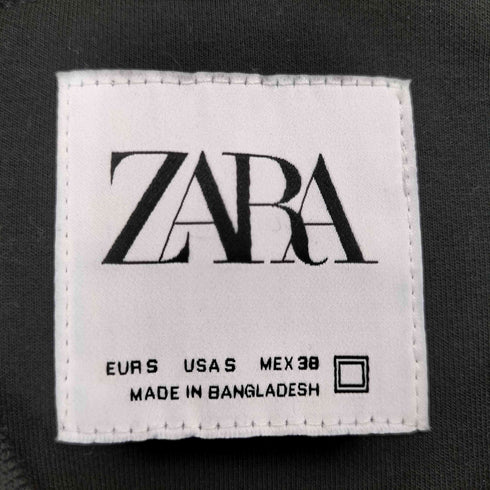 ザラ ZARA ドローコード付き テクニカルブルゾン メンズ import:S