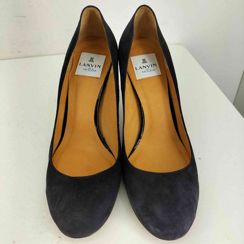 ランバンオンブルー LANVIN en Bleu スウェードパンプス レディース 24.5