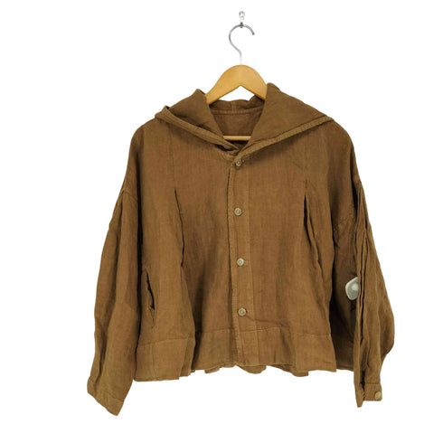 marque de brodeuses リネンブラウス レディース