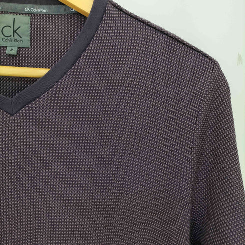 カルバンクライン CALVIN KLEIN ワッフル Vネック Tシャツ サーマル メンズ JPN:M