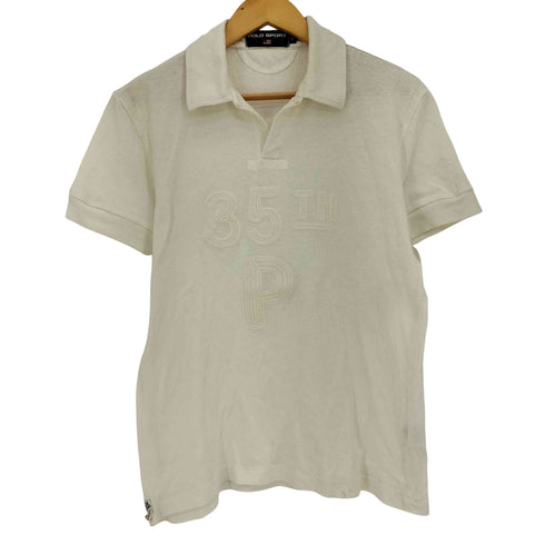 ポロスポーツラルフローレン POLO SPORT RALPH LAUREN 35TH ワッペン ポロシャツ メンズ import:M