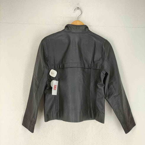 ギャップ Gap 00S OLD スタンドカラーレザーシングルライダースジャケット レディース XS