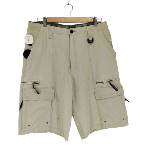 スラッシャー THRASHER 90~00S コットンチノハーフカーゴパンツ メンズ L