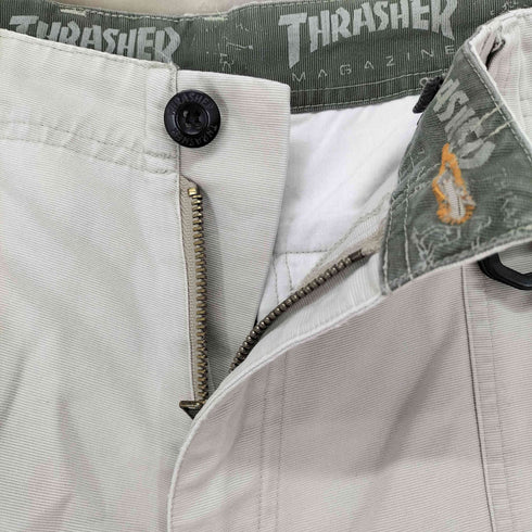 スラッシャー THRASHER 90~00S コットンチノハーフカーゴパンツ メンズ L
