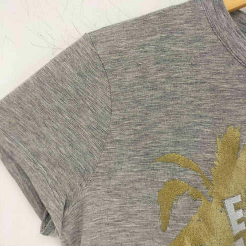 エンポリオアルマーニ EMPORIO ARMANI ヤシの木 プリントTシャツ レディース US:8