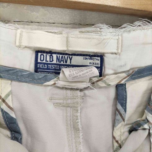オールドネイビー OLD NAVY 00S ダメージ加工 チノハーフパンツ メンズ 32