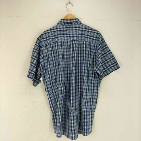 カールカナイ Karl Kani 90S ロゴ刺繍チェック半袖シャツ メンズ XL