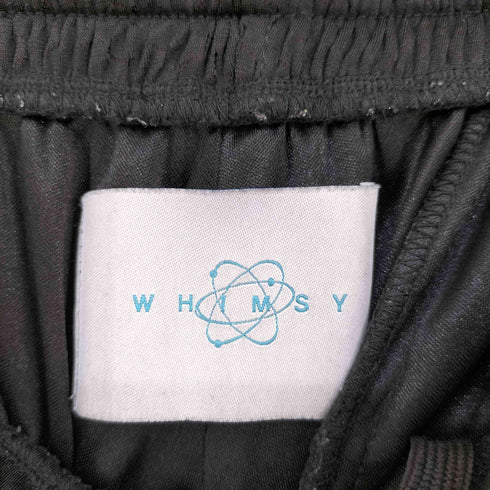 ウィムジー WHIMSY ロゴ刺繍 メッシュバスケットパンツ メンズ