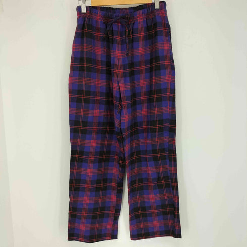 エルエルビーン L.L.Bean チェックネルシャツ パンツセットアップ ルームウェア レディース XS