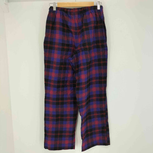 エルエルビーン L.L.Bean チェックネルシャツ パンツセットアップ ルームウェア レディース XS