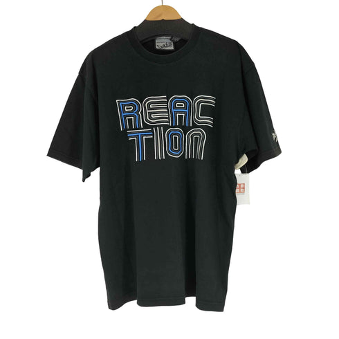 REACTION フロント刺繍 S/S Tシャツ メンズ import:L