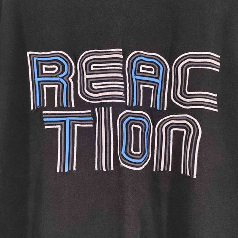 REACTION フロント刺繍 S/S Tシャツ メンズ import:L