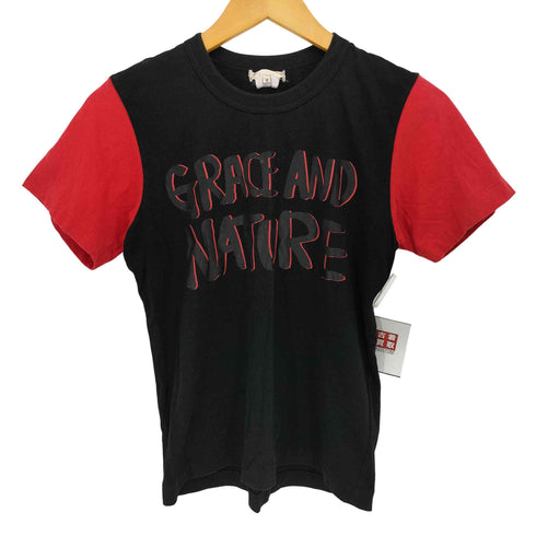コムデギャルソン COMME des GARCONS 07SS キュビズム期 GRACE AND NATURE バイカラーTシャツ レディース JPN:S