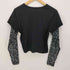 rue21 Y2K ラインストーン フェイクレイヤードカットソー レディース XL