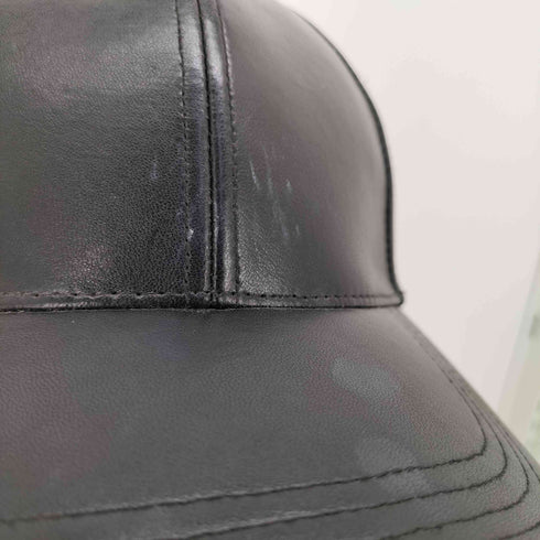 ザラ ZARA フェイクレザーキャップ メンズ S-M (57cm)