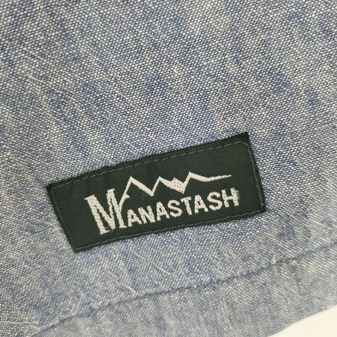 マナスタッシュ MANASTASH HEMP シャンブレーショーツ メンズ import:M
