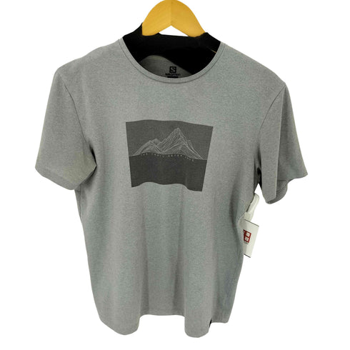 サロモン SALOMON フロントプリント Tシャツ レディース import:M