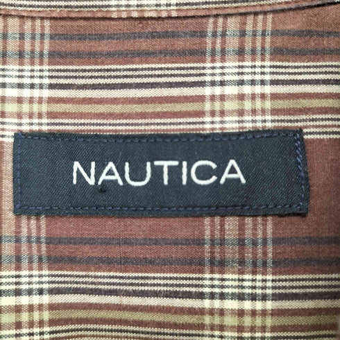ノーティカ NAUTICA BD チェックL/S シャツ メンズ JPN:M