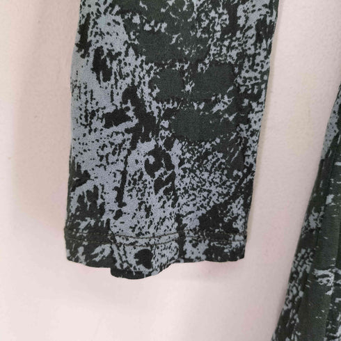 マックスマーラ MAX MARA 総柄ギャザーデザインカットソー レディース L