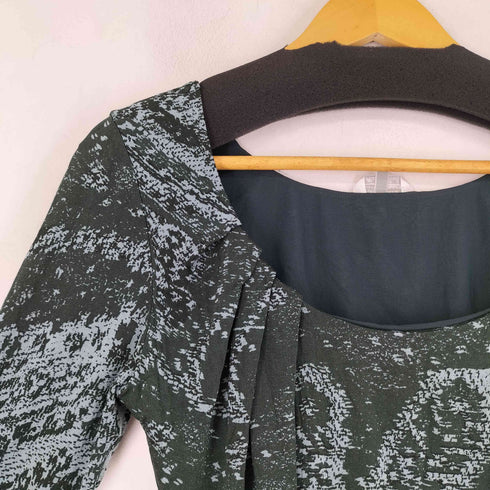 マックスマーラ MAX MARA 総柄ギャザーデザインカットソー レディース L