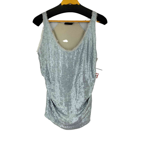 ダナキャランニューヨーク DKNY スパンコールドッキングタンクトップ レディース import:S
