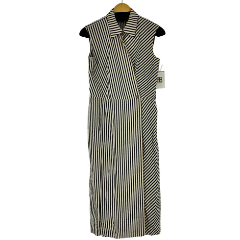 ラジョコンダ LA JOCONDE ストライプノースリーブワンピース レディース