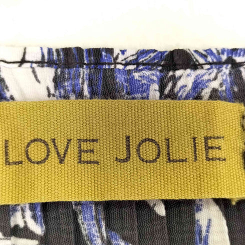 LOVE JOLIE 花柄プリーツワンピース レディース