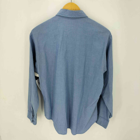 ユーエスネイビー U.S.NAVY 80S SHIRT URTILITY MENS CHAMBRAY TYPE III/ユーティリティシャツ メンズ import:M