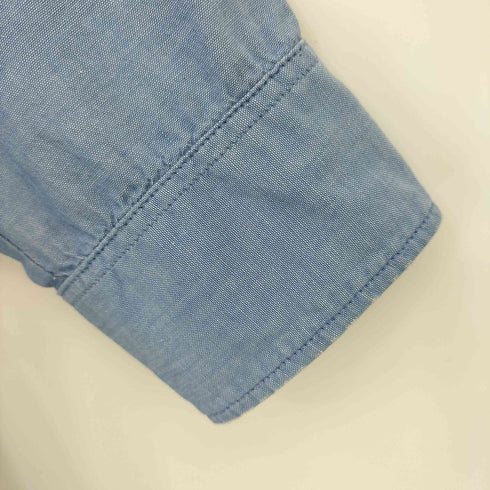 ユーエスネイビー U.S.NAVY 80S SHIRT URTILITY MENS CHAMBRAY TYPE III/ユーティリティシャツ メンズ import:M
