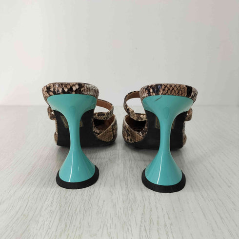 ジェフリーキャンベル Jeffrey Campbell パイソン柄ミュール レディース JPN:36
