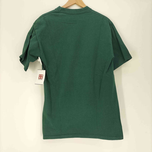 90S USA製 RUGGEDボディ シングルステッチ 鹿 アニマル プリント S/S Tシャツ メンズ import:L