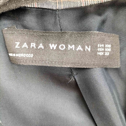 ザラ ZARA woman ポリレーヨン混 ダブルブレスト テーラードジャケット レディース USA:xxs