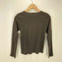 マーガレットハウエル MARGARET HOWELL 90-00S 旧タグ ヘンリーネック ハイゲージ ウール L/S ニット レディース JPN:2