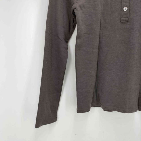マーガレットハウエル MARGARET HOWELL 90-00S 旧タグ ヘンリーネック ハイゲージ ウール L/S ニット レディース JPN:2